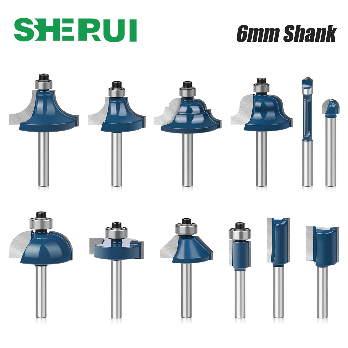 End Mill Set - Conjunto de brocas de roteador de