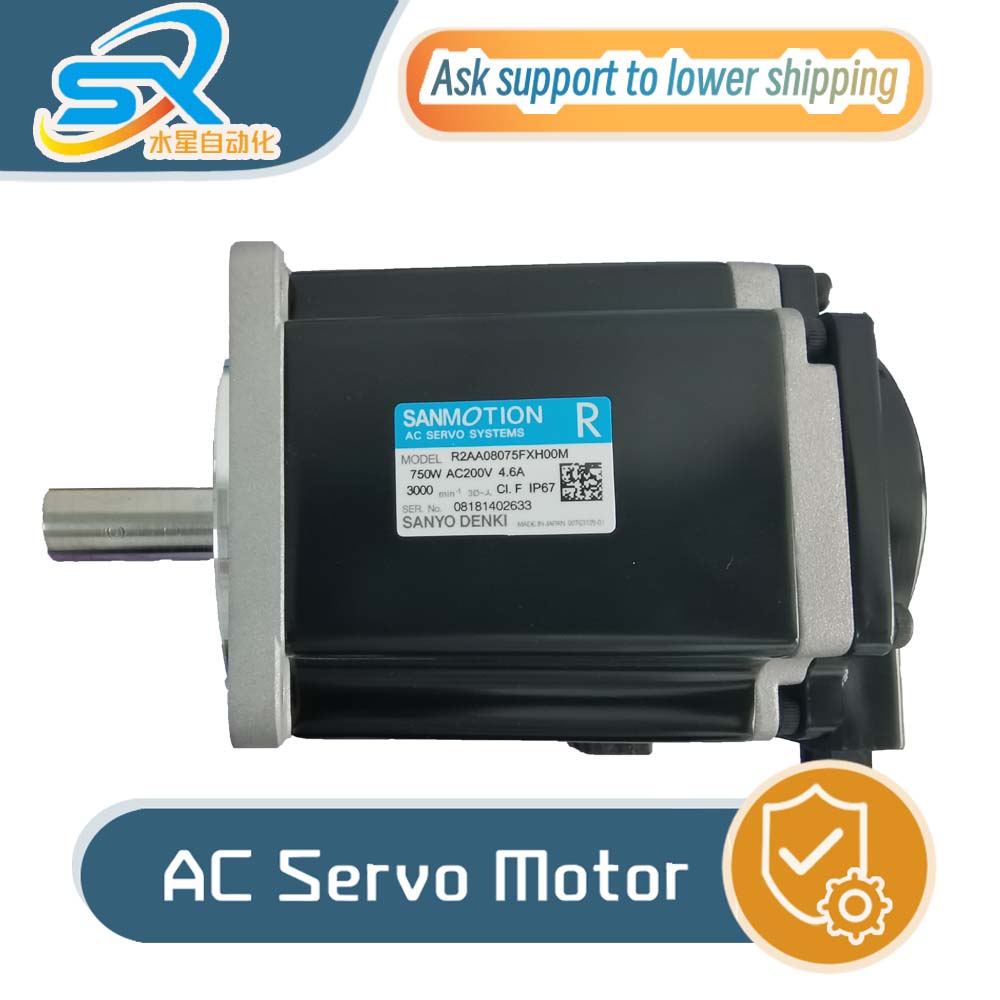 Servo Motor - SANYO 100% Servo Motor Genuíno R2AA08075FXH00M