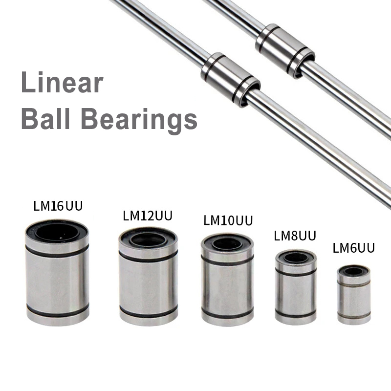 Lm8Uu Bearing - 10 peças lm6uu lm8uu lm10uu lm12uu