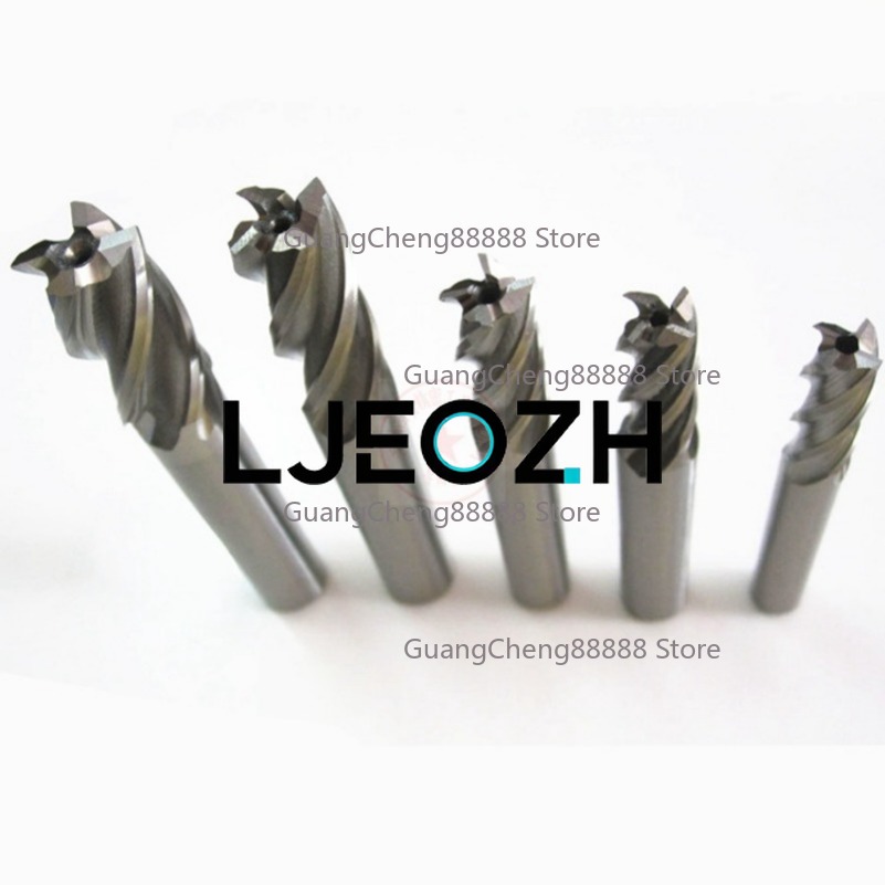 End Mill Set - Fresa de topo de 4 lâminas