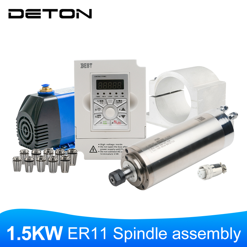 Water Cooled Spindle - O conjunto de eixo refrigerado a
