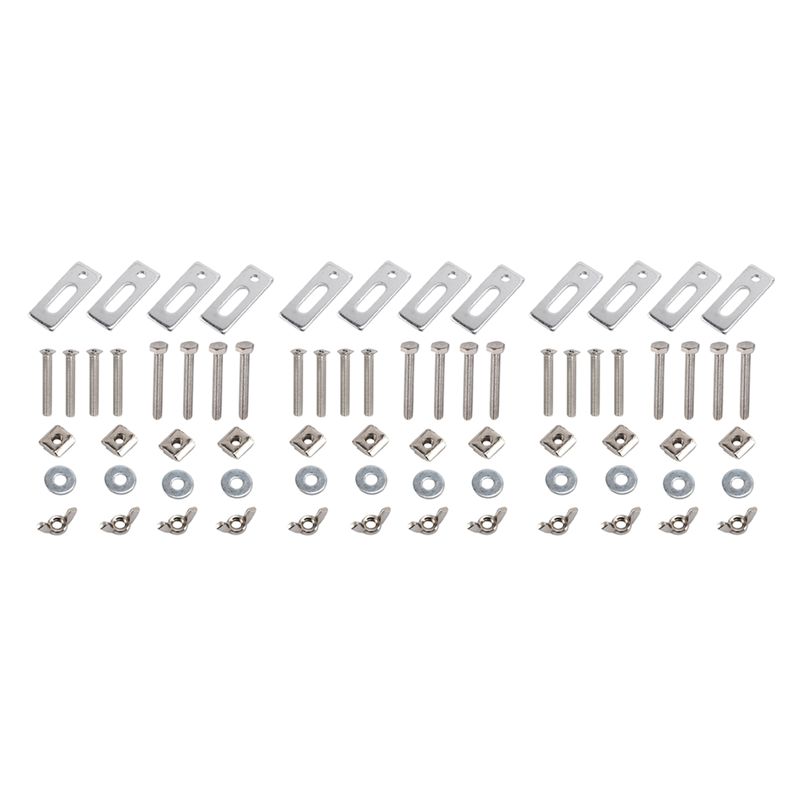 3018 Cnc - Pacote com 12 Grampos T-Track, Kit