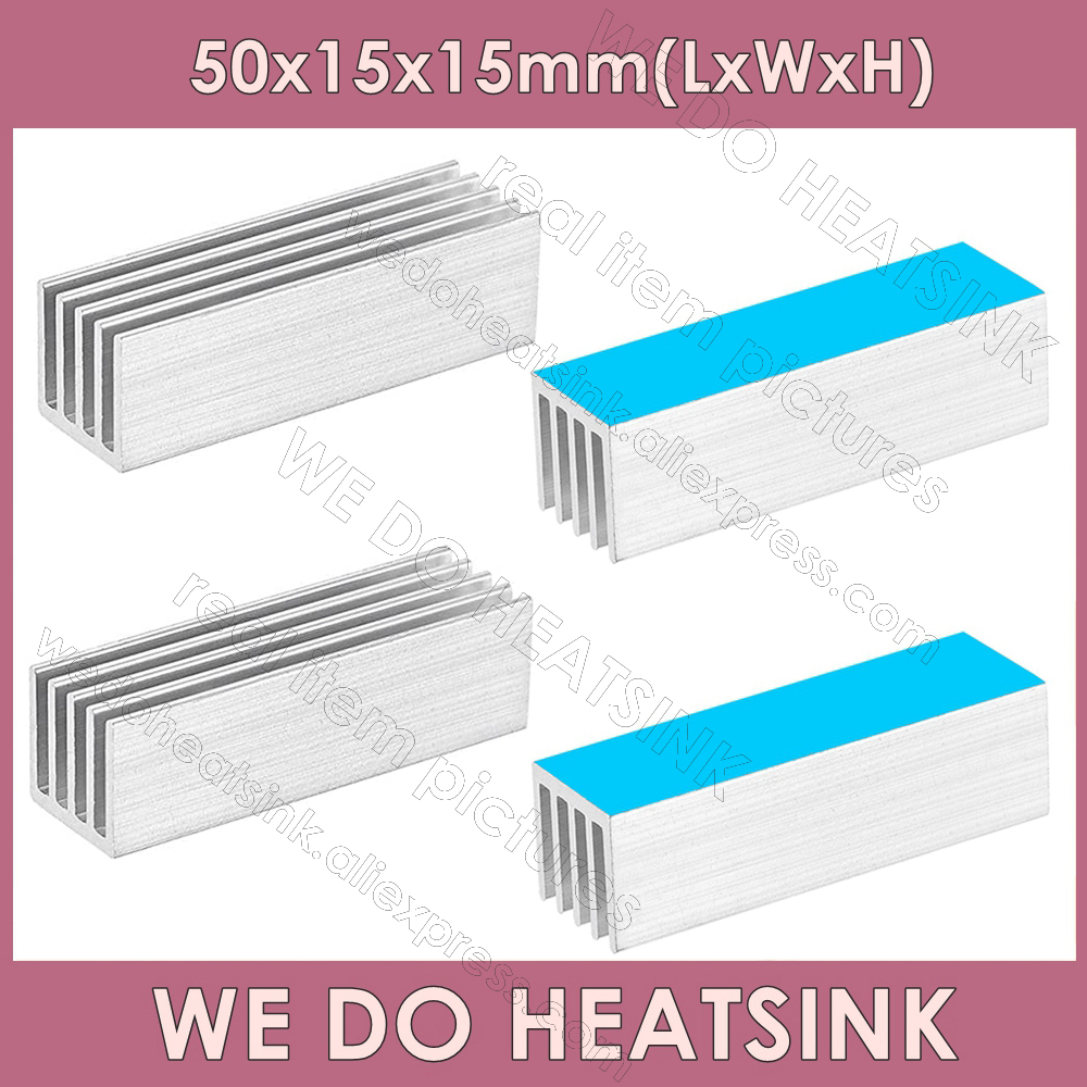 Aluminium Extrusion - FAZEMOS DISSIPADOR DE CALOR 50x15x15mm sem