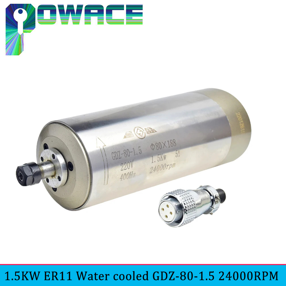 Water Cooled Spindle - CNC Água Refrigerado Spindle Motor para
