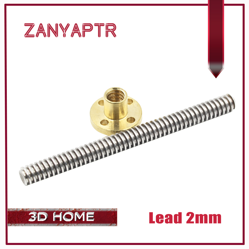 Lead Screw 8Mm - Impressora 3D e parafuso de chumbo
