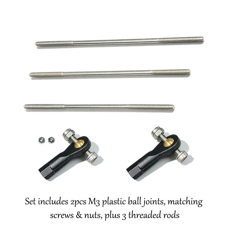 Ball Screw - Conjunto incluindo 2 cabeças esféricas de