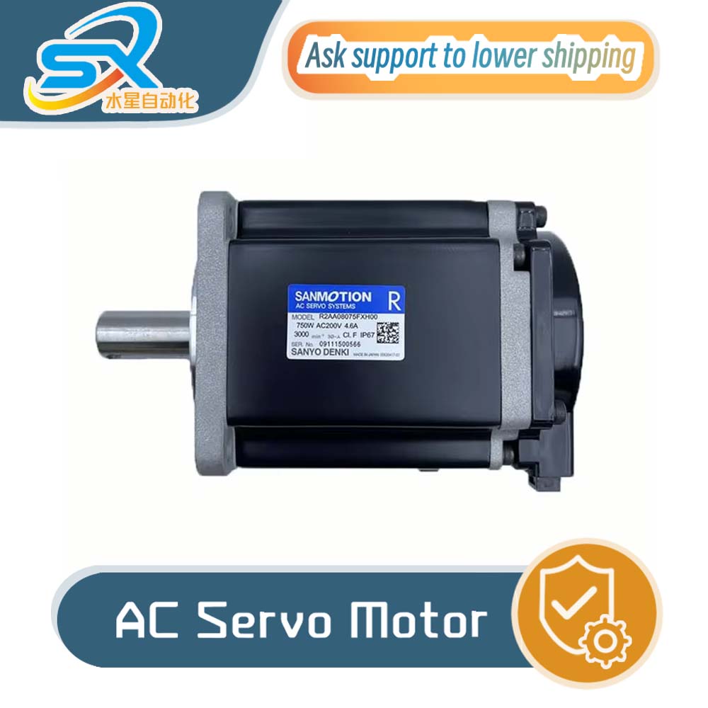 Servo Motor - Motor Servo Sanyo para Robótica R2AA08075FXH00