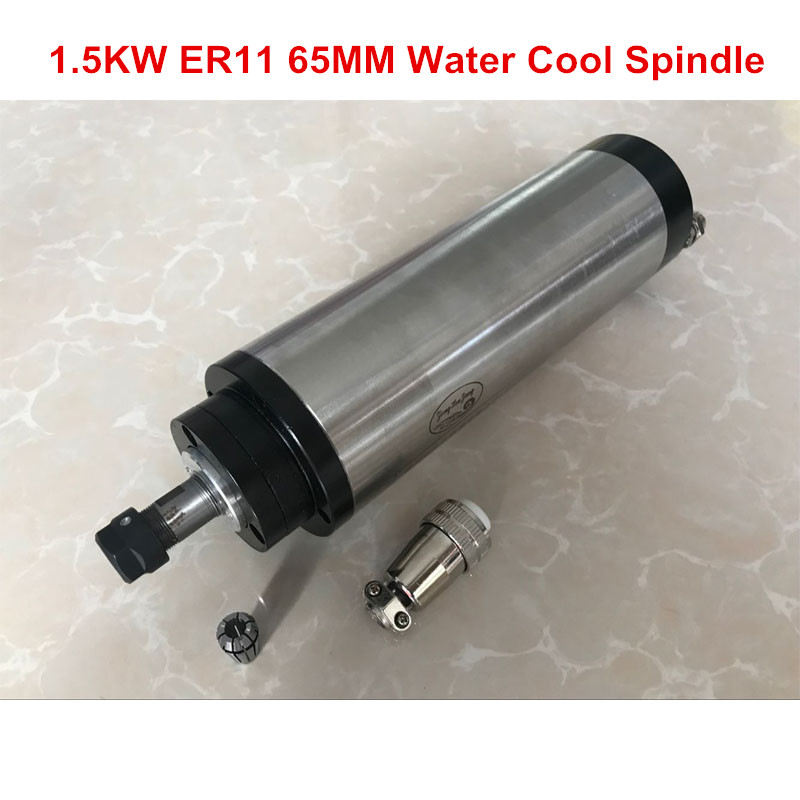 Water Cooled Spindle - 1.5kw 65mm 80mm er11 er16 motor
