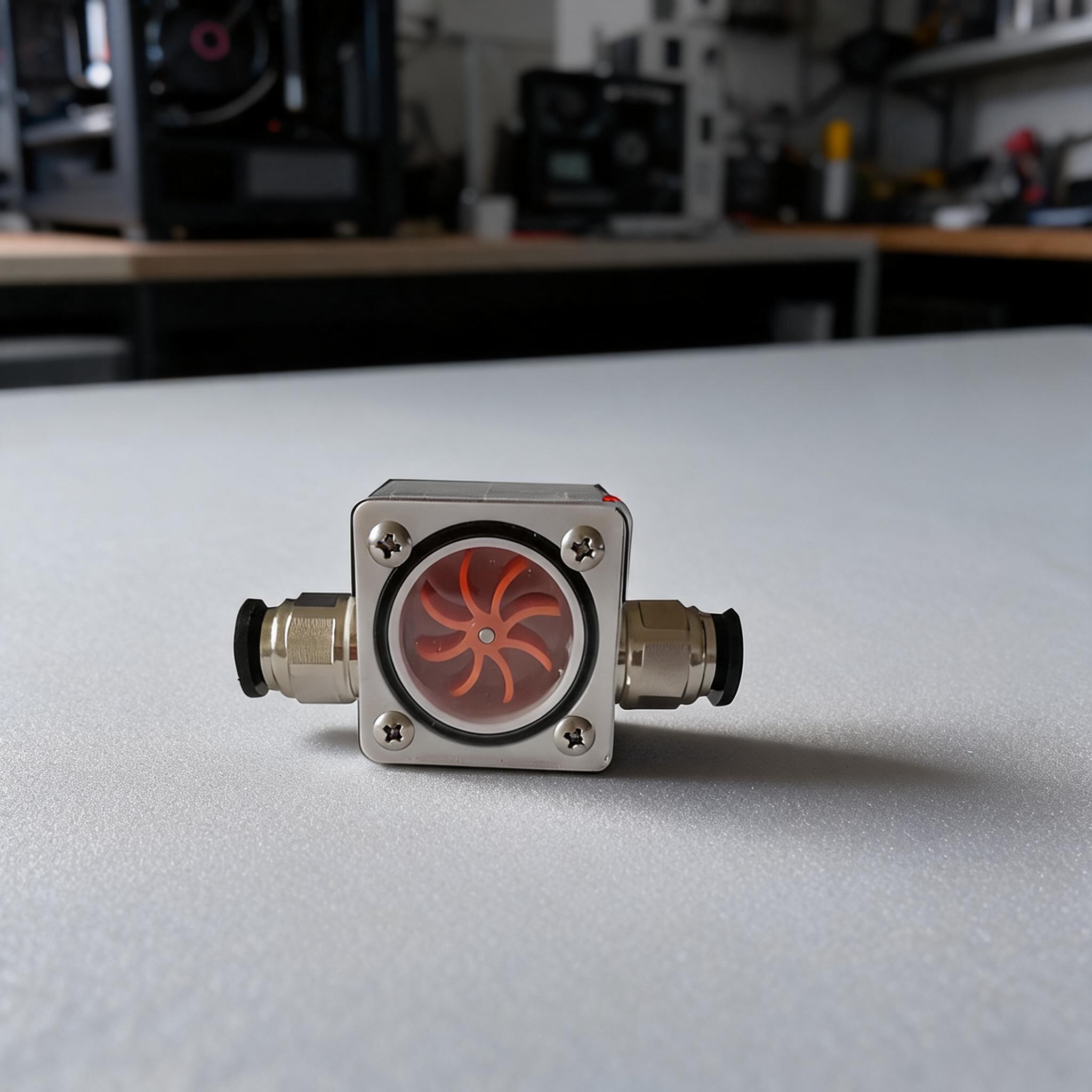 Water Cooled Spindle - 1 Peça Medidor de Fluxo para