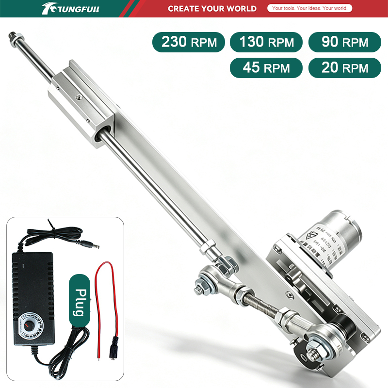 Linear Rail - Atuador Linear Telescópico Potente DC 24V