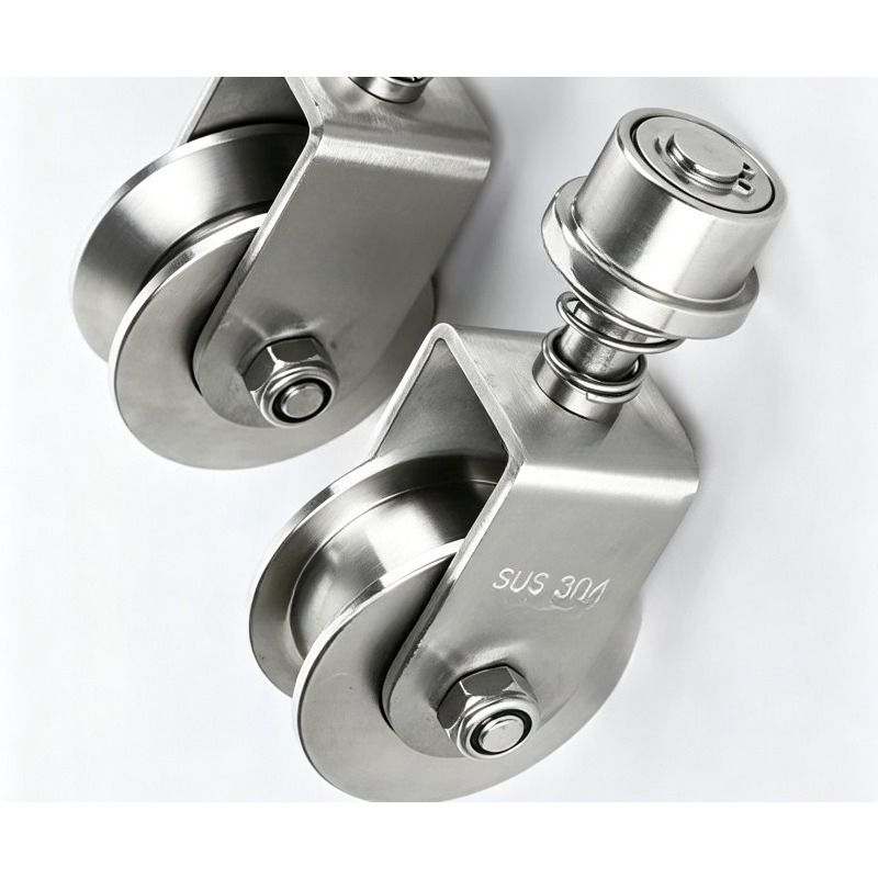 V Slot Wheel - Roldana de Aço Inoxidável 304 com
