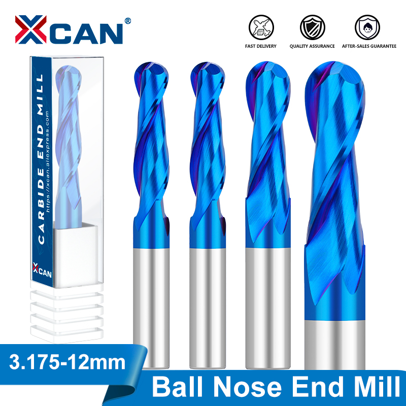 End Mill Set - Xcan bola nariz end mill 3.175