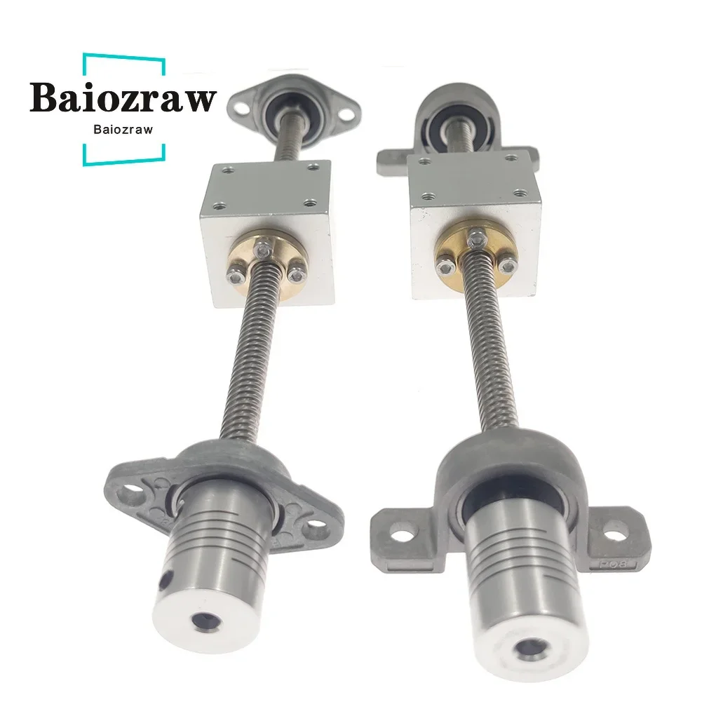 Lead Screw 8Mm - Conjunto de parafusos t8, haste de