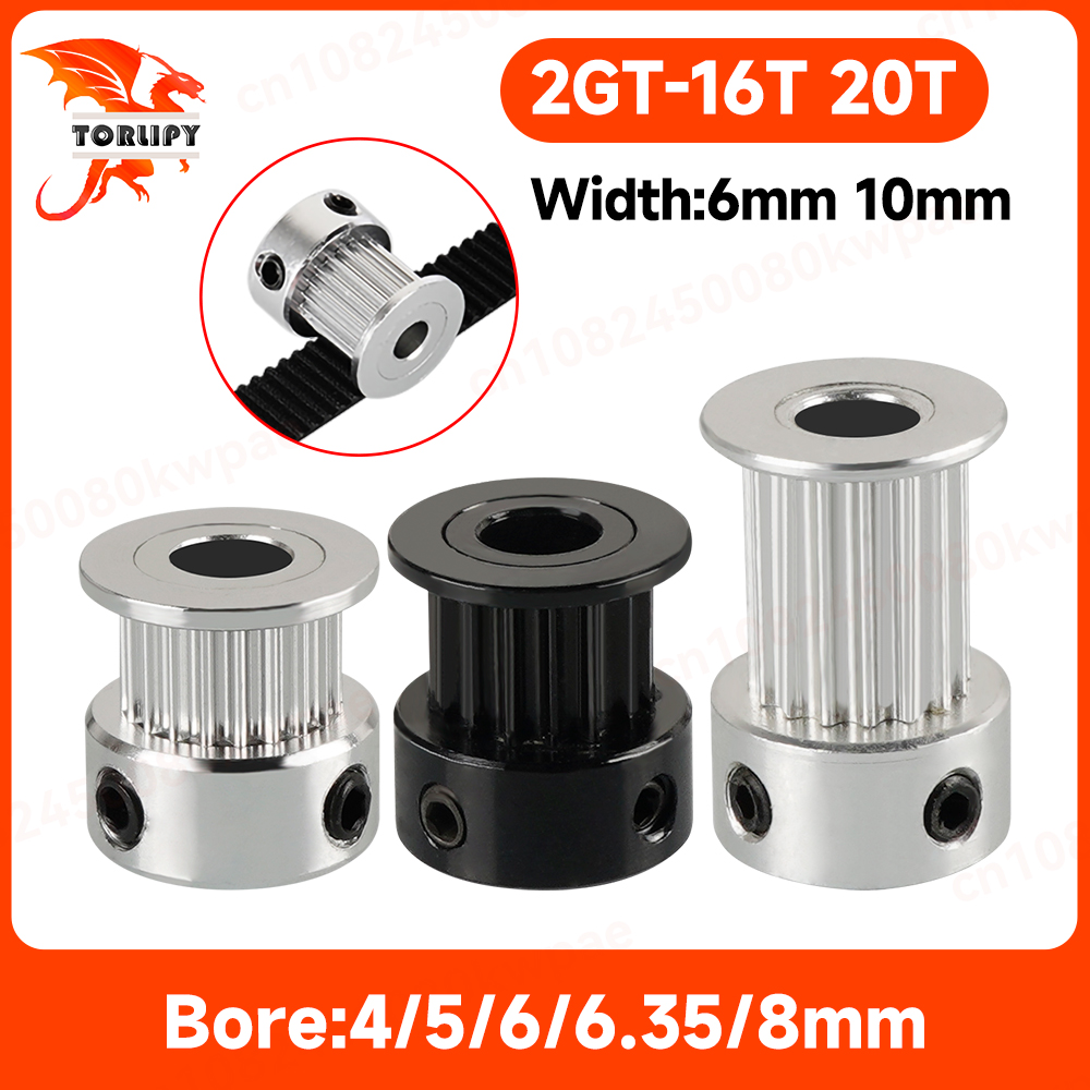 Gt2 Pulley - 1/5/10 pces gt2 20 dentes 16