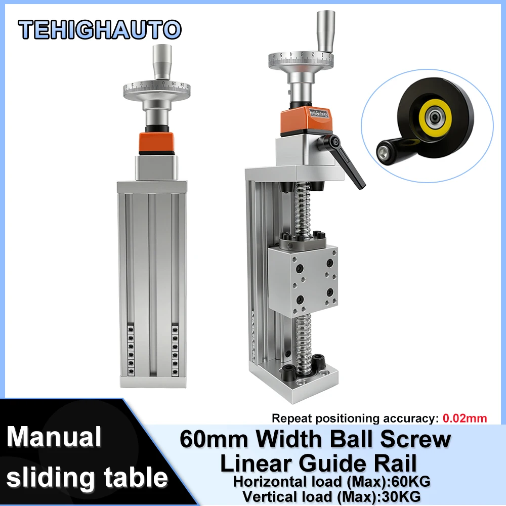 Linear Rail - Mesa Deslizante Manual com Guia Linear