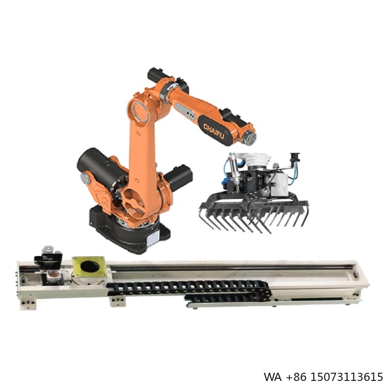 Linear Rail - Braço Robótico Industrial de 6 Eixos