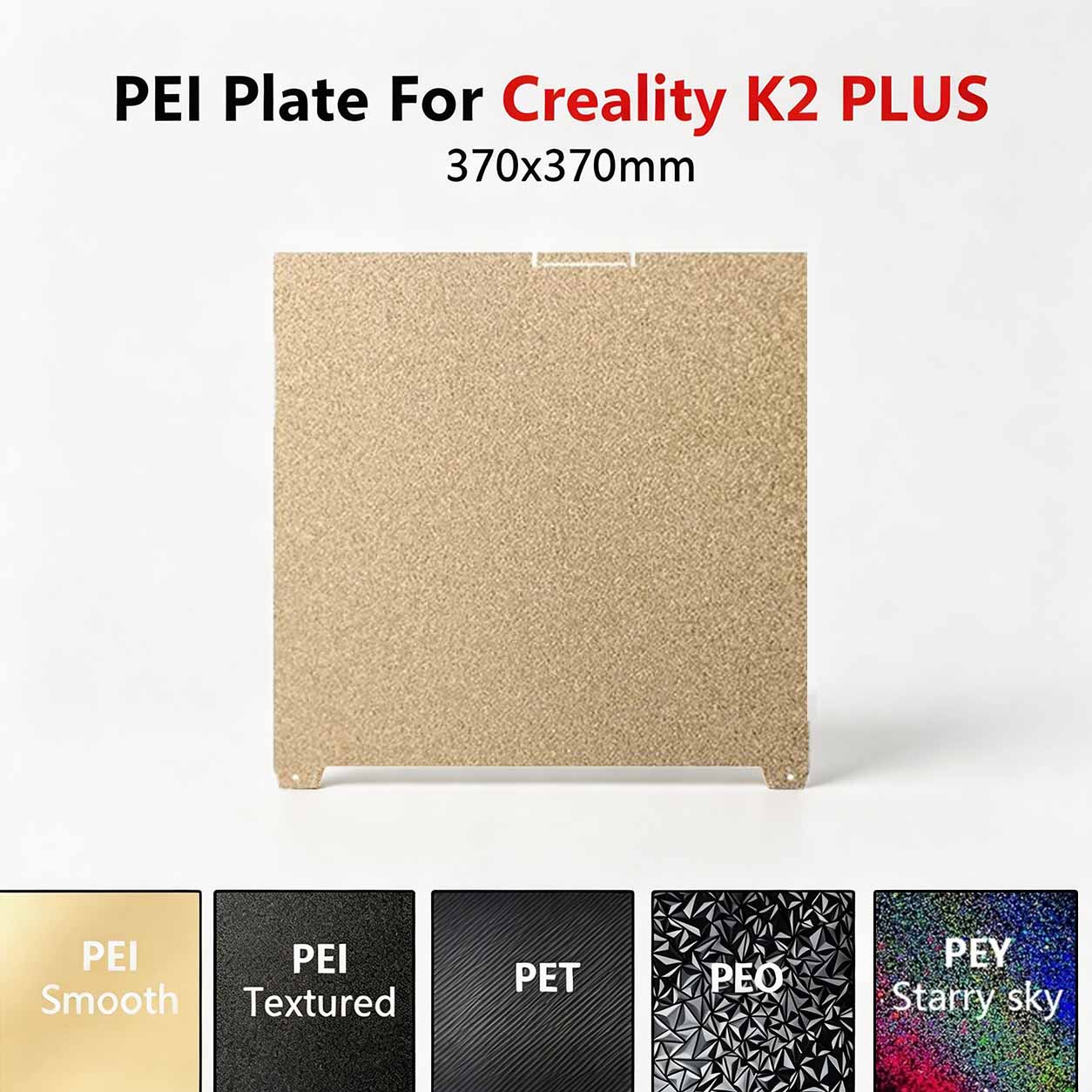 Aluminium Profile 2020 - Placa de Construção PEI Fosca Preta