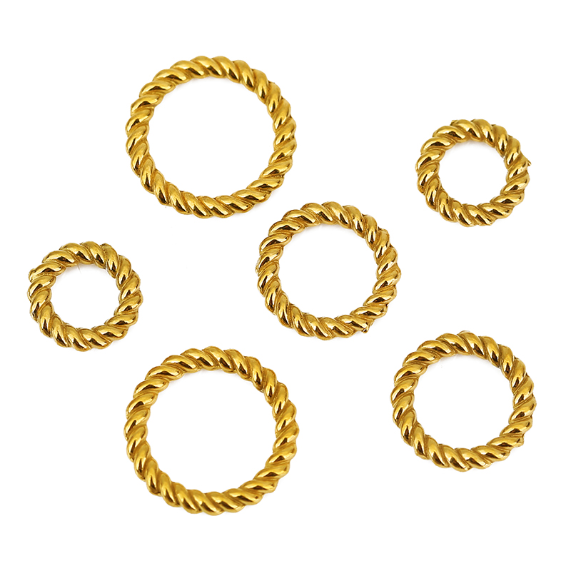 10 peças pvd nunca desbota ané - Coupling 8Mm avaliação e preço
