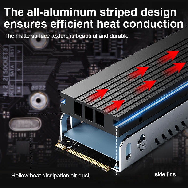 Dissipador de Calor M.2 SSD M2 - Aluminium Extrusion avaliação e preço