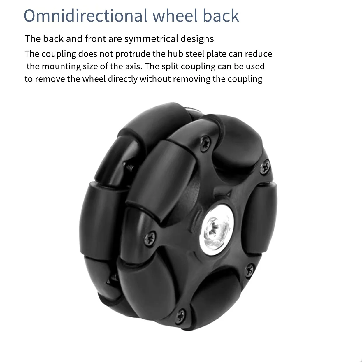 Roda Inteligente Omni de Metal - Coupling 8Mm avaliação e preço