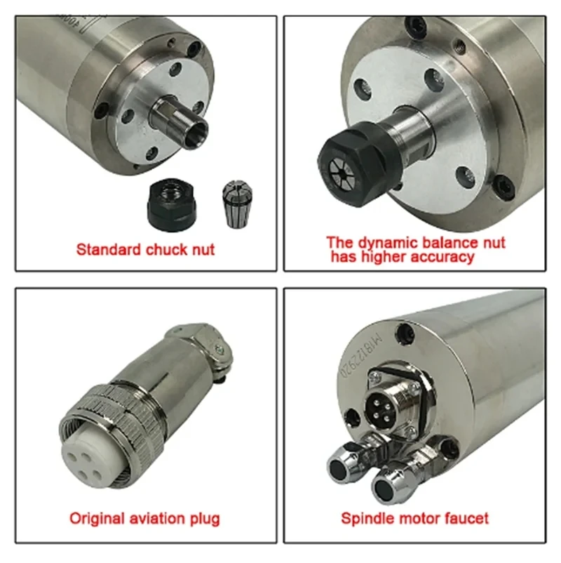 65X158-800W-ER11-220V CNC Moto - Water Cooled Spindle avaliação e preço