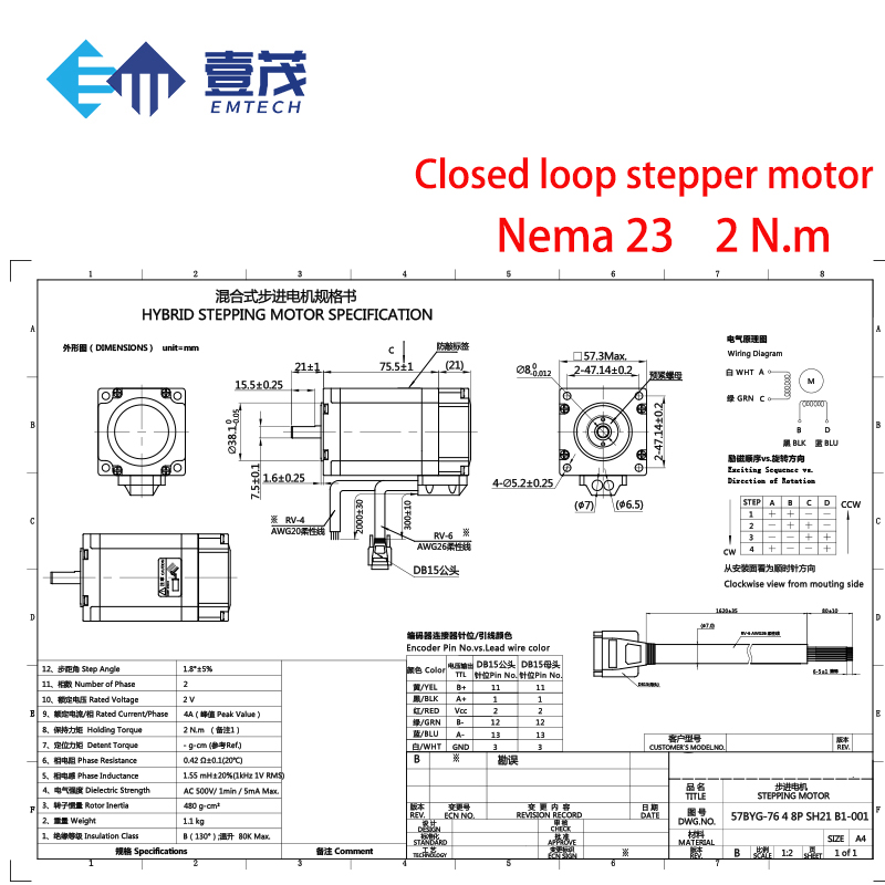 Kit de motor de passo de circu - Nema23 Stepper avaliação e preço