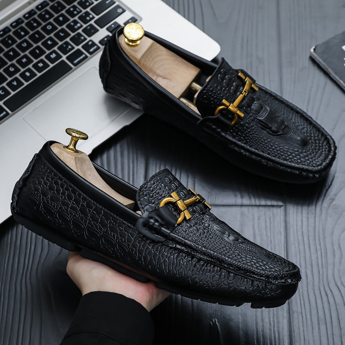Sapatos de Condução Masculinos - Cnc Bits avaliação e preço
