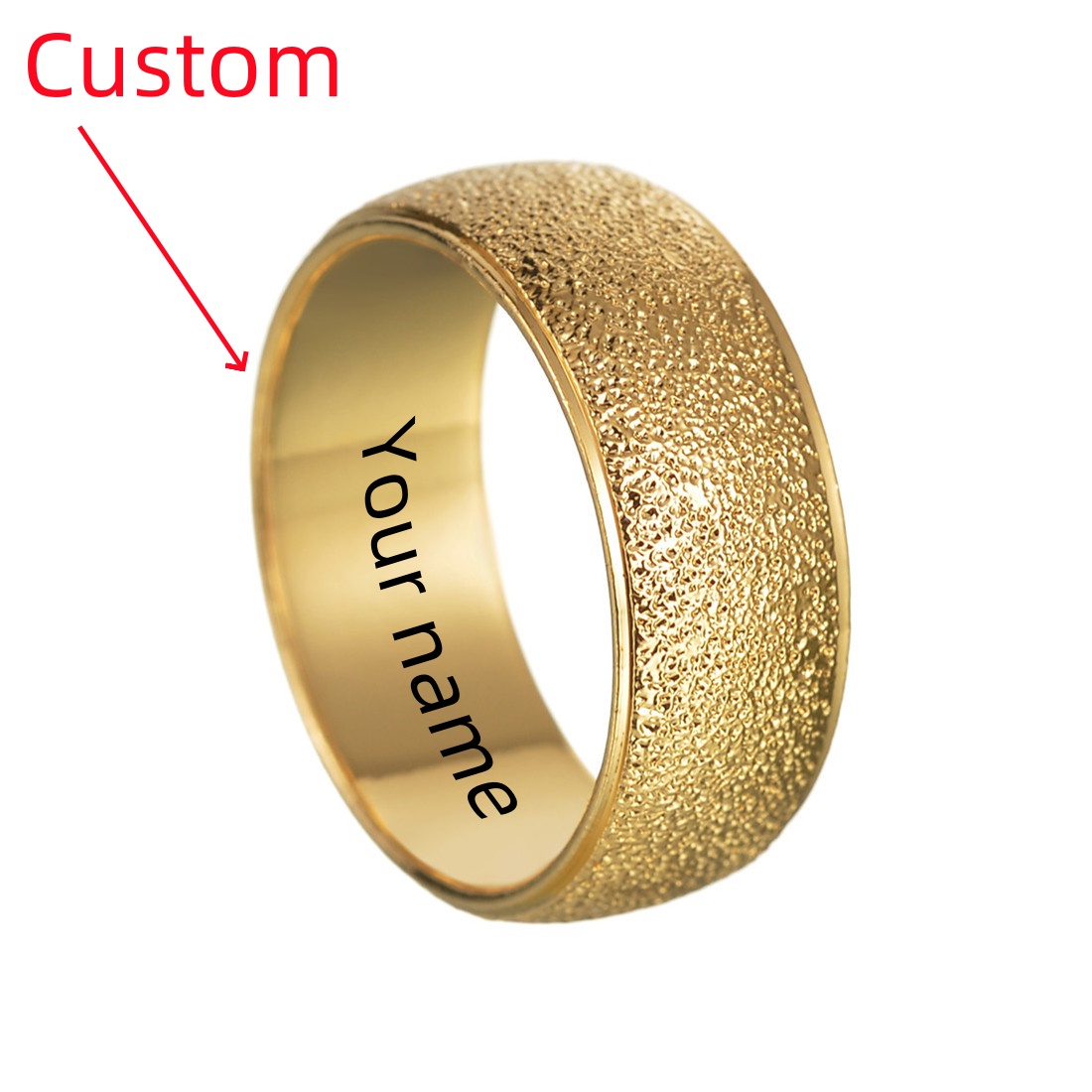 Anéis femininos de cobre fosco - Coupling 8Mm avaliação e preço