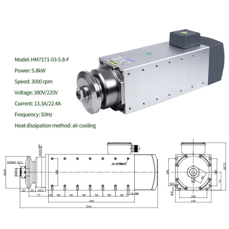 Máquina-ferramenta eixo de alt - Spindle Motor avaliação e preço