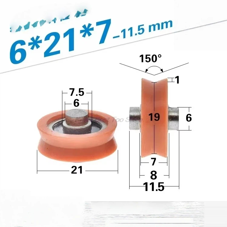 5 Peças Roldana de Polioximeti - V Slot Wheel avaliação e preço