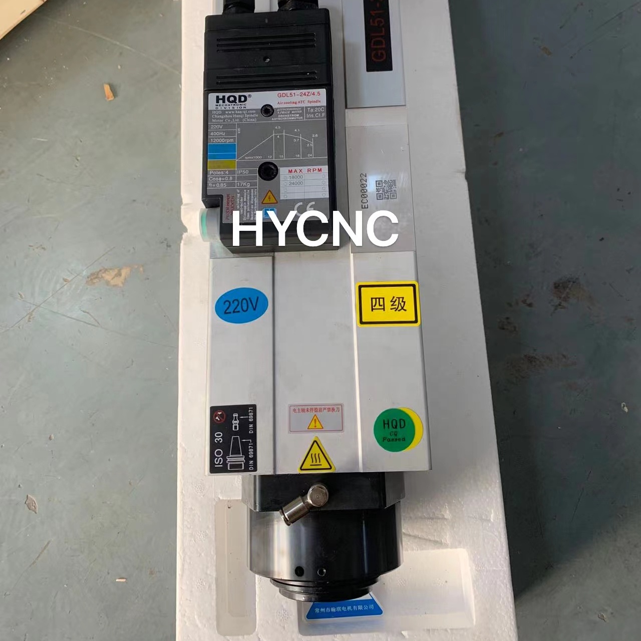 4.5 Kw Atc Eixo Iso30 Motor Bt - Cnc Router avaliação e preço