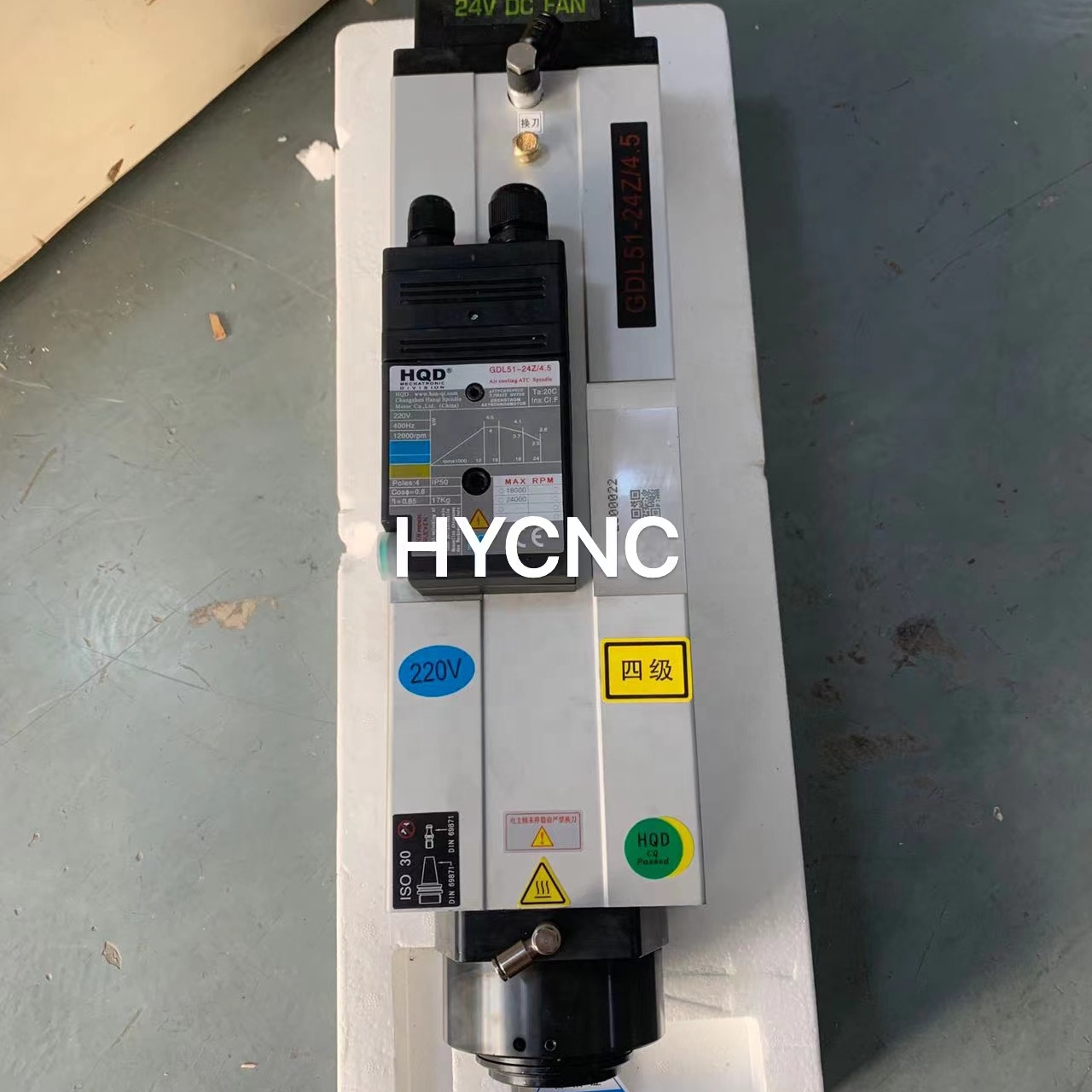 4.5 Kw Atc Eixo Iso30 Motor Bt - Cnc Router avaliação e preço