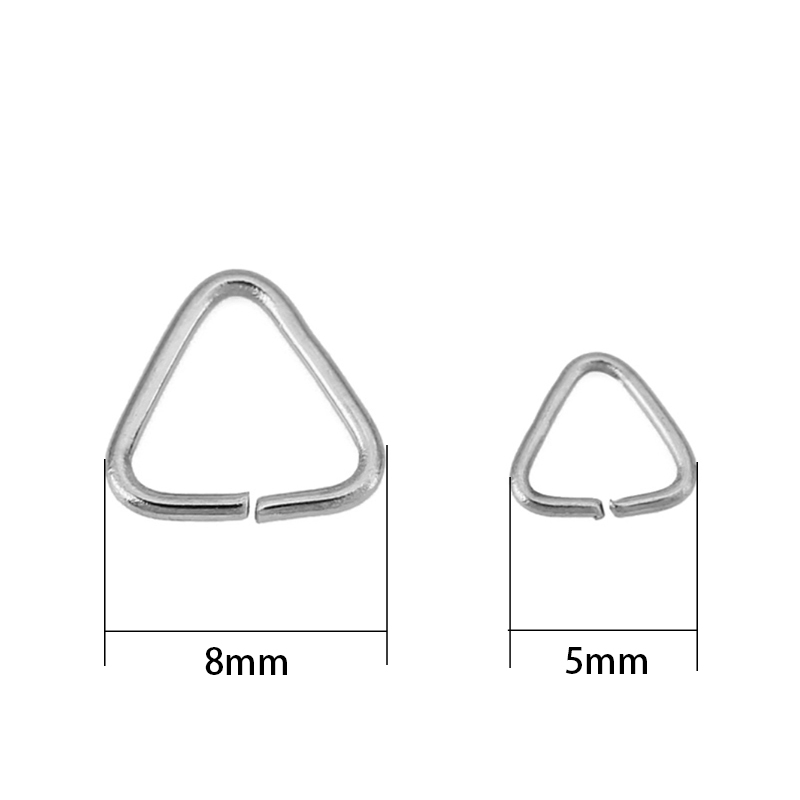 50 peças de argolas triangular - Coupling 8Mm avaliação e preço
