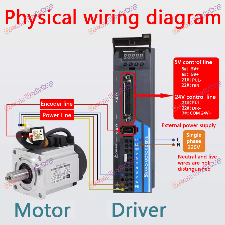 Conjunto de Motor Servo CNC 40 - Servo Motor avaliação e preço