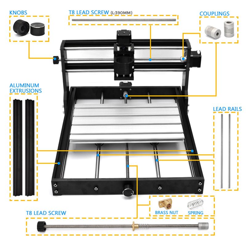 Kit de Atualização DT15 4x CNC - 3018 Cnc avaliação e preço