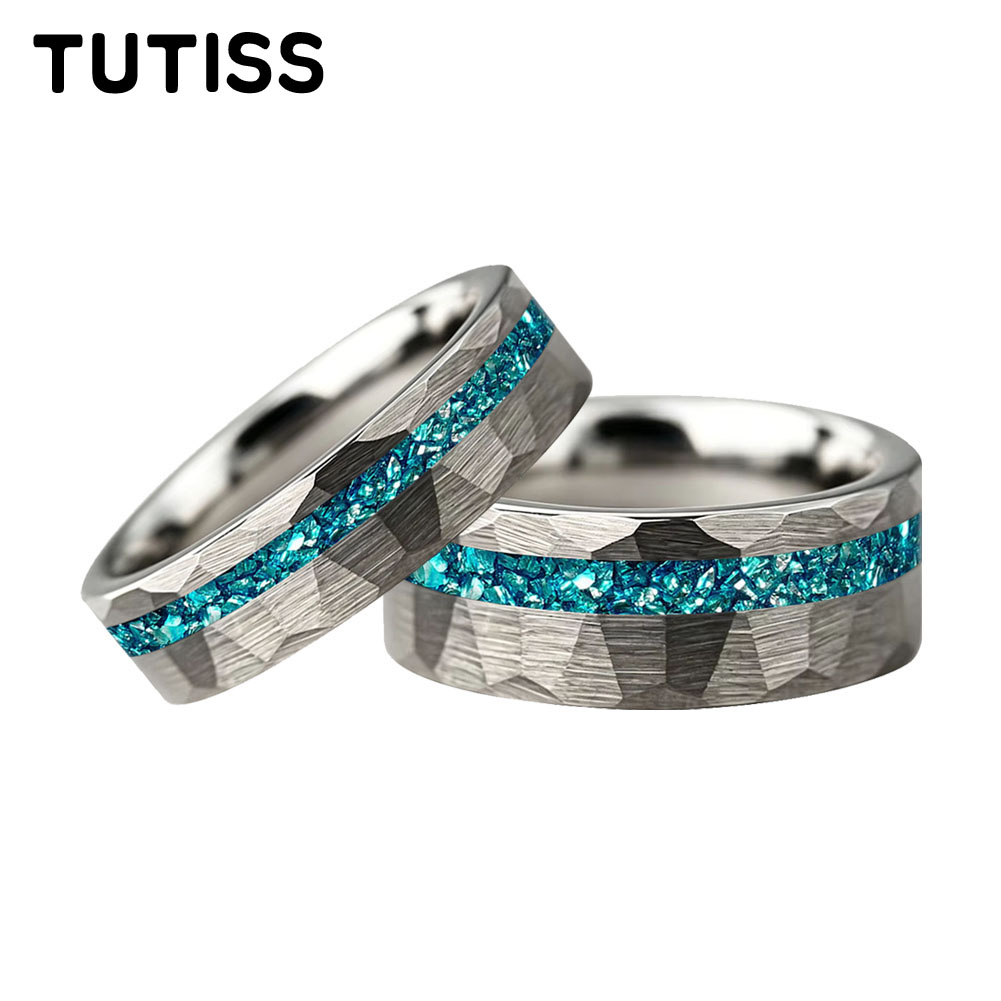 Anel de Tungstênio com Cristal - Coupling 8Mm avaliação e preço