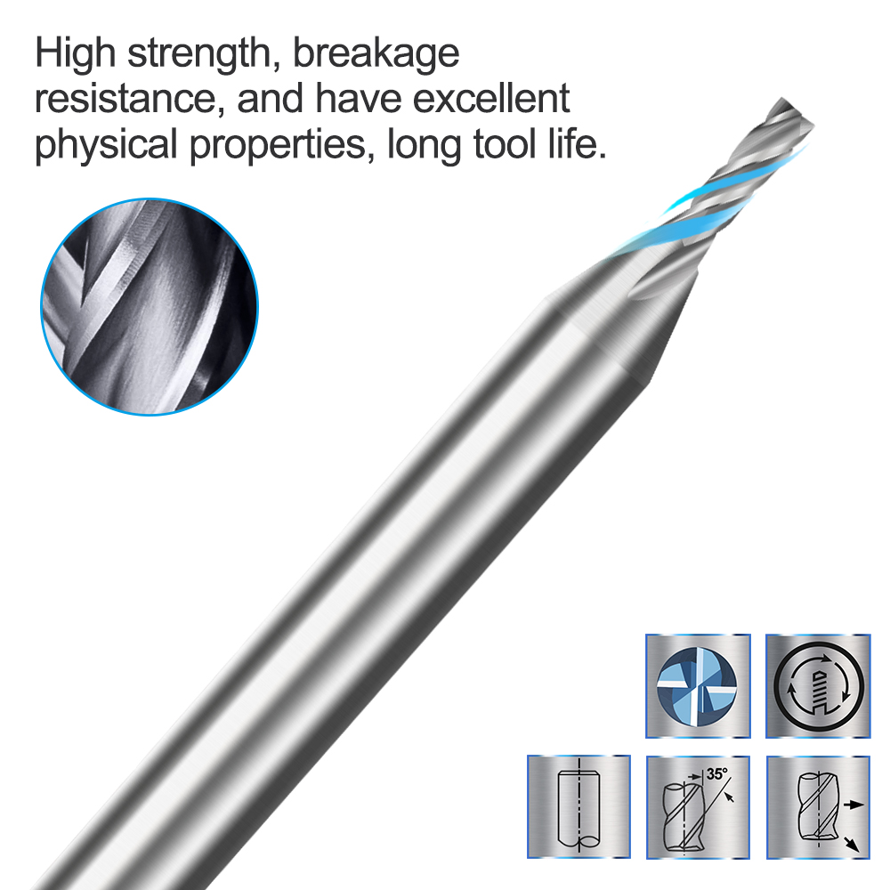 1pc diâmetro frez 2mm endmill  - End Mill Set avaliação e preço
