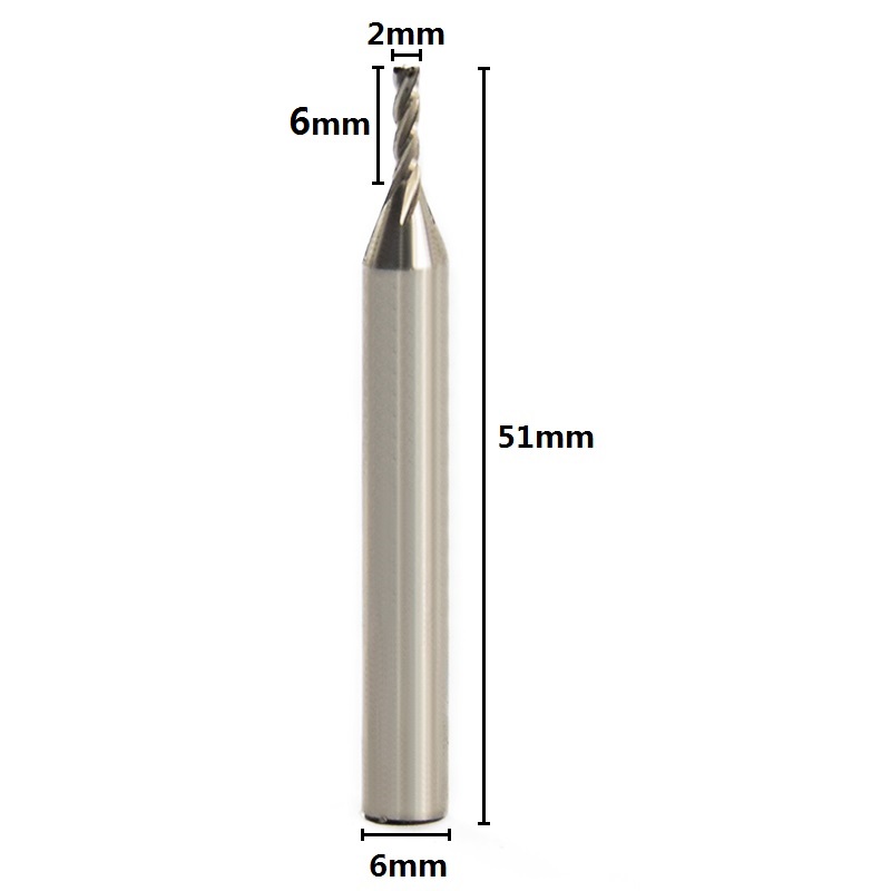 1pc diâmetro frez 2mm endmill  - End Mill Set avaliação e preço