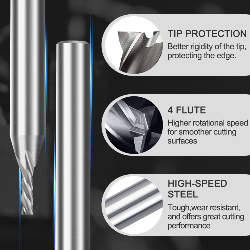 1pc diâmetro frez 2mm endmill  - End Mill Set avaliação e preço