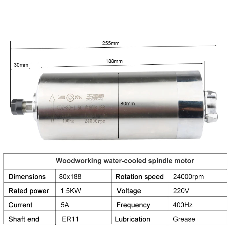 CNC Água Refrigerado Spindle M - Water Cooled Spindle avaliação e preço