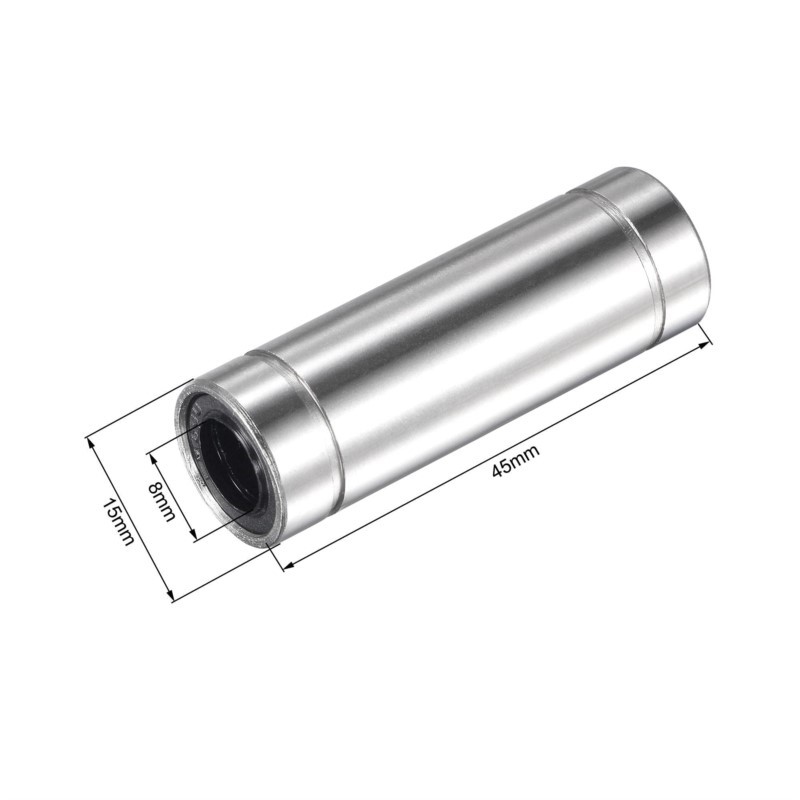 2 pçs/lote Rolamentos Lineares - Lm8Uu Bearing avaliação e preço