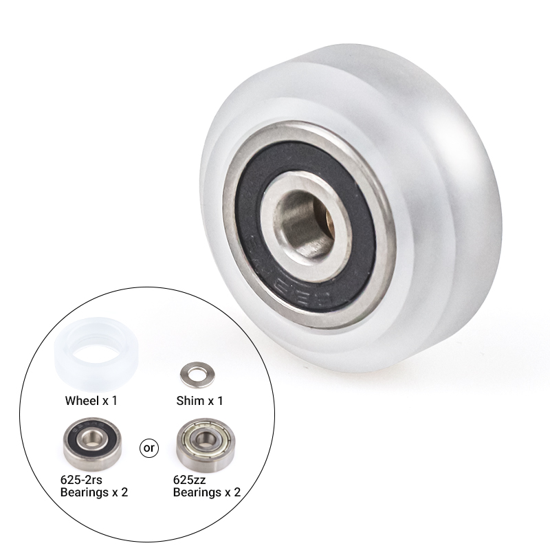 10 pçs/lote alta precisão cnc  - V Slot Wheel avaliação e preço