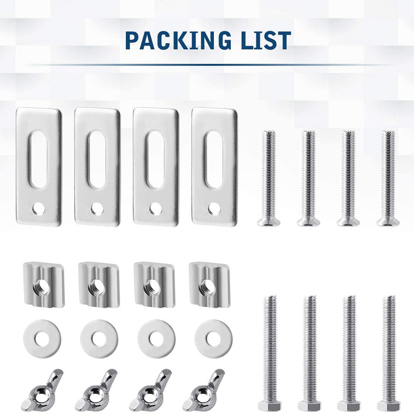 Kit de Grampos T-Track A19F-8, - 3018 Cnc avaliação e preço