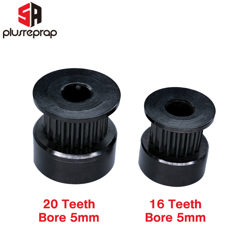 2/5 pçs gt2 16/20 dentes polia - Gt2 Pulley avaliação e preço