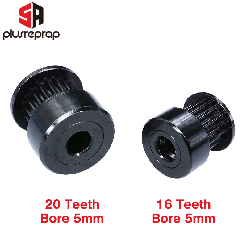 2/5 pçs gt2 16/20 dentes polia - Gt2 Pulley avaliação e preço