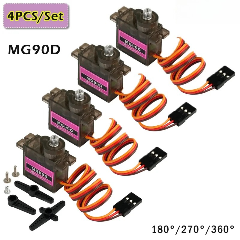 Conjunto com 4 Servomotores Di - Servo 9G avaliação e preço