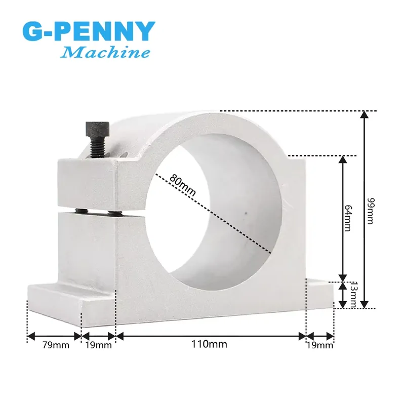 Gpenny 1.5kw ER16 D80mm Spindl - Water Cooled Spindle avaliação e preço
