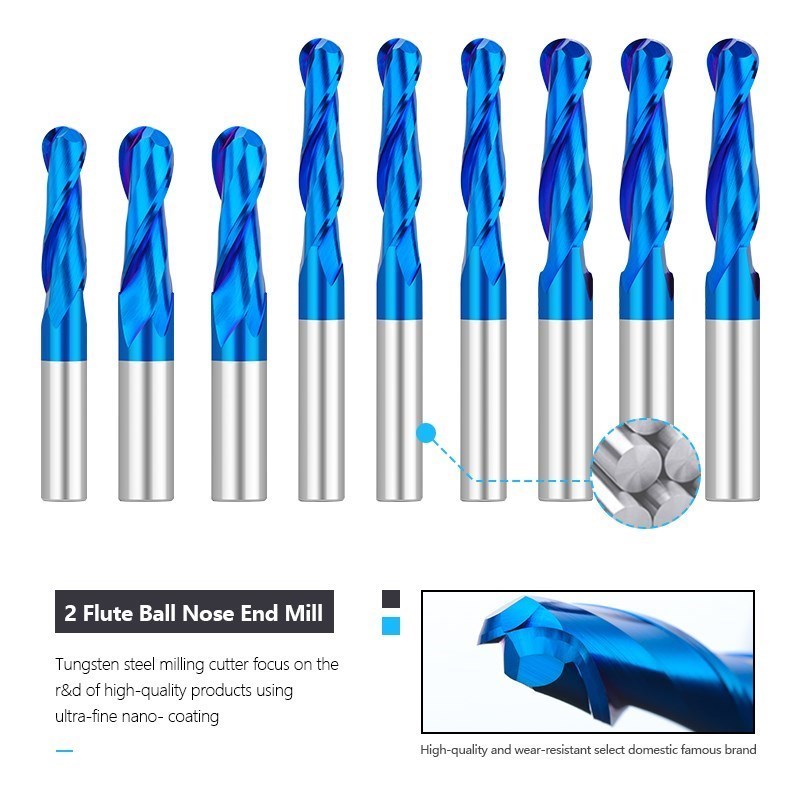 Xcan bola nariz end mill 3.175 - End Mill Set avaliação e preço
