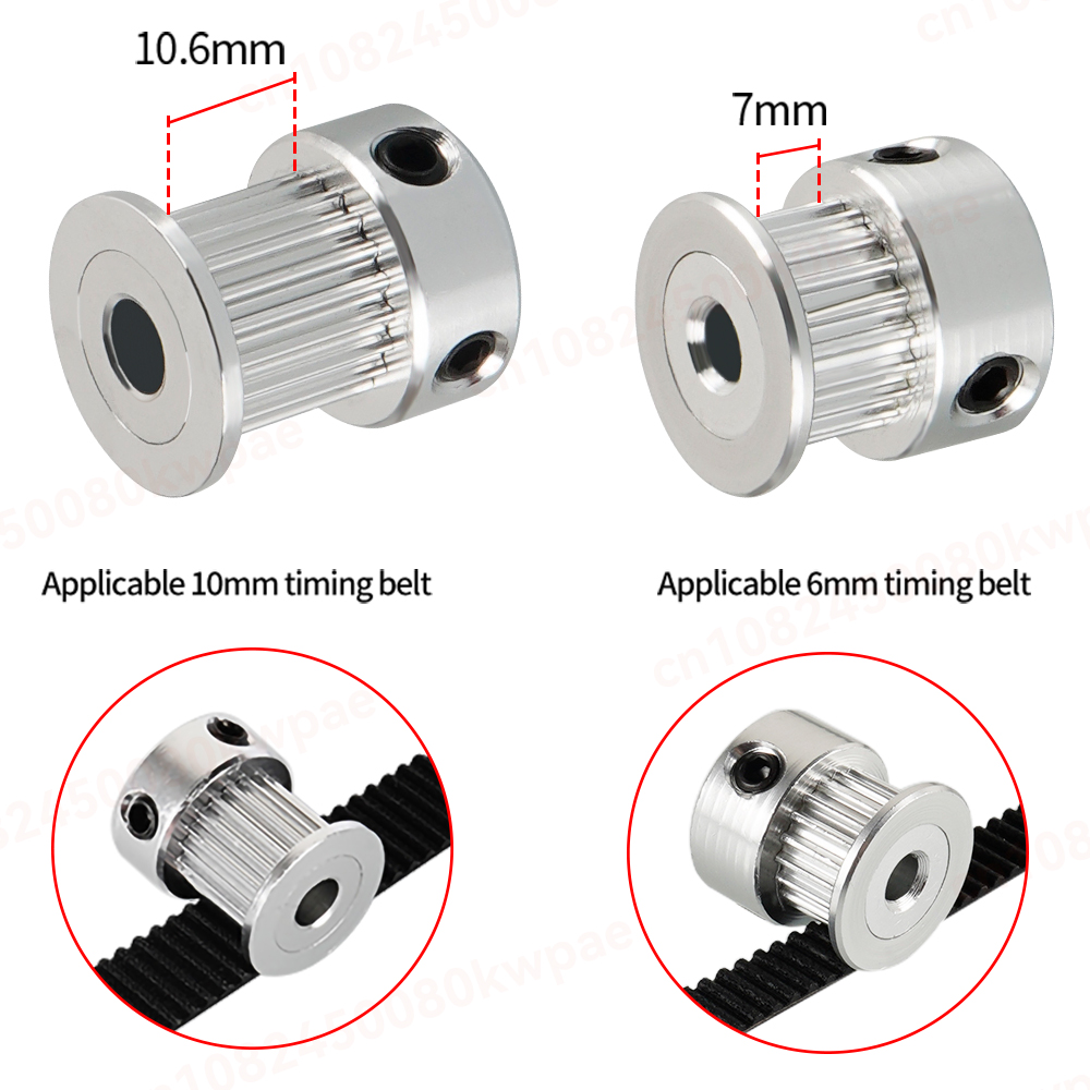 1/5/10 pces gt2 20 dentes 16 p - Gt2 Pulley avaliação e preço