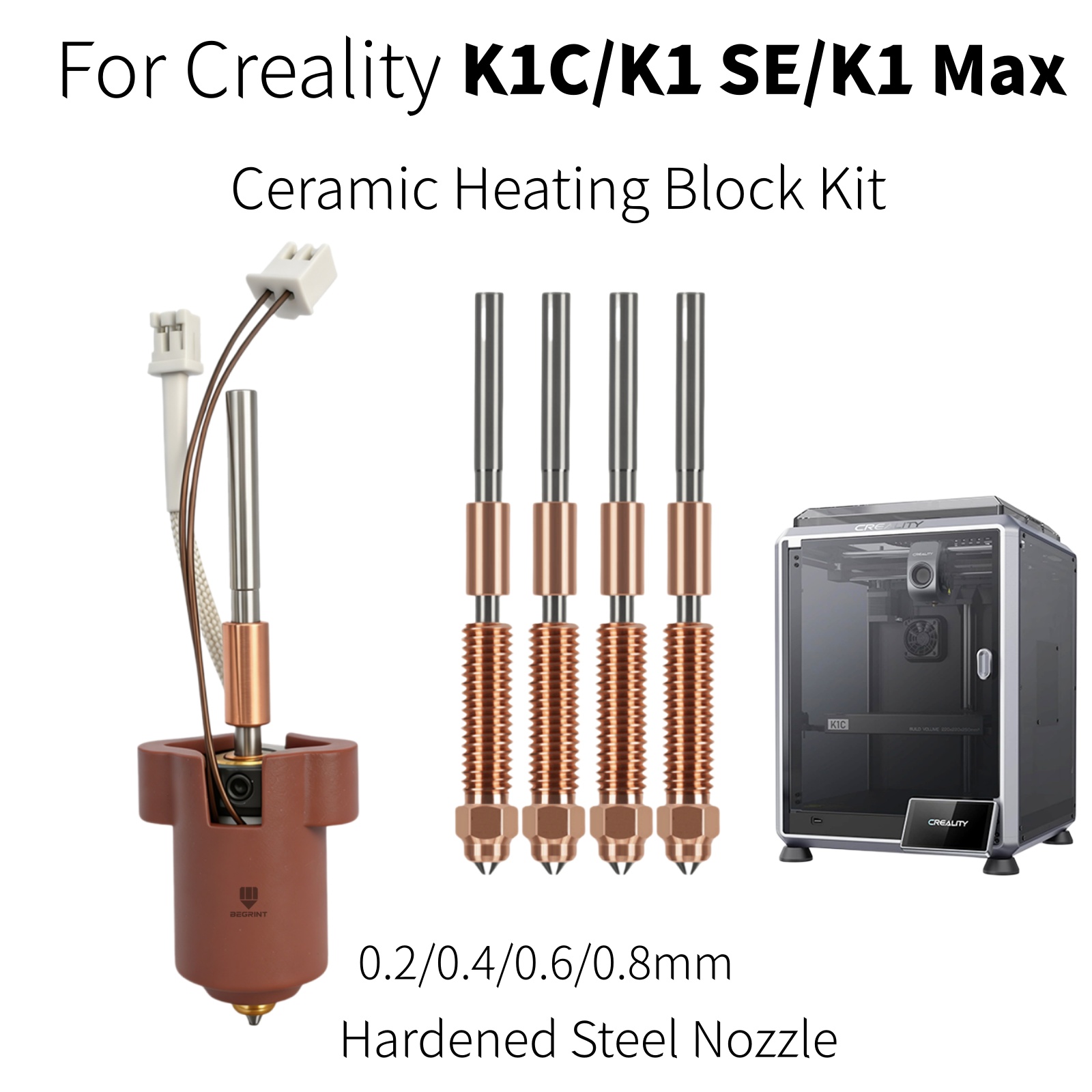 Hotend para Creality K1C K1 MA - Aluminium Profile 2020 avaliação e preço